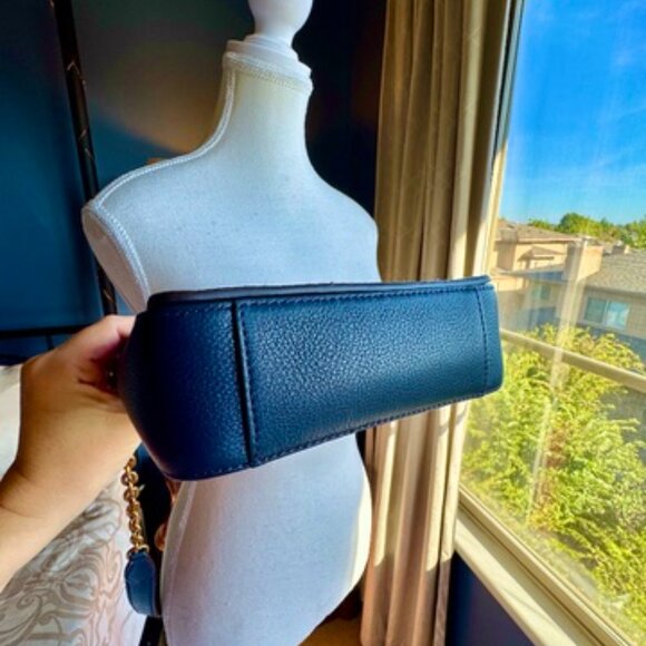 Polo Ralph Lauren Blue Suede Crossbody Bag - Picture 16 of 16